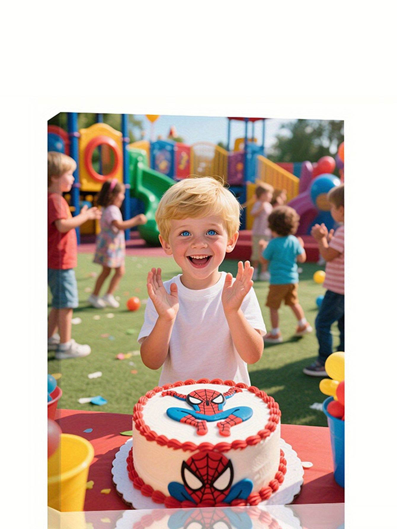 Custom Wood-Framed Canvas 2D Flat Artwork